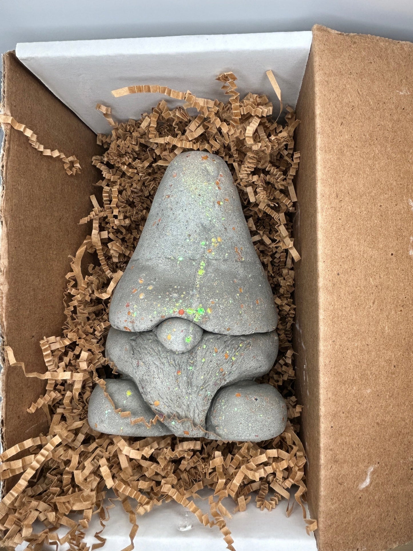 Glimmer Gnome with Shovel - Concrete - Indoor/Outdoor